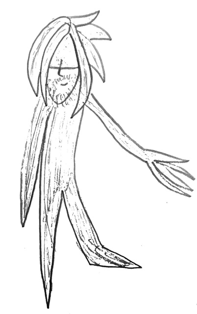 A doodle of The Grass Spirit by Ryan DeGraw