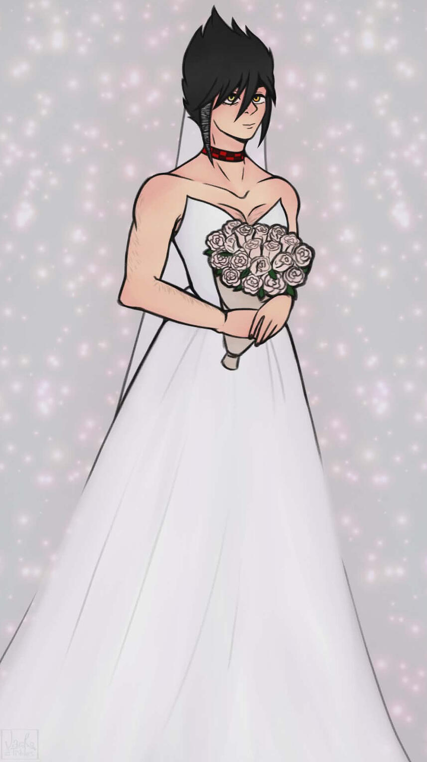 A wedding photo of Wolfsbane Nightfucker by JackOfNoTrades