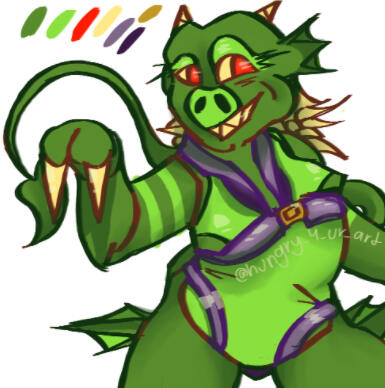 Art of Drungo, the drake, by Lavender Haze!