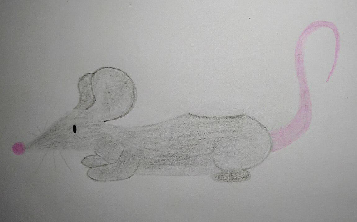 Art of Gorgonzola, the flat rat, by PickledLemon777!