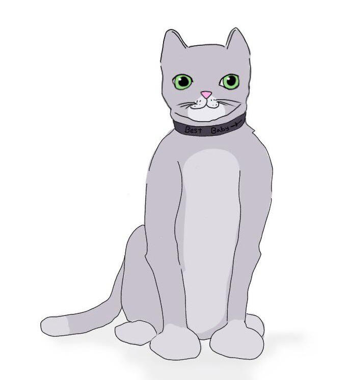 A cute lil' drawing of Scritch Fluffins, by Radiant_Reva!