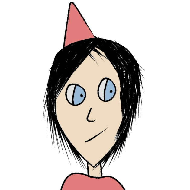 A doodle of Apple, the Gnome, by Ryan DeGraw