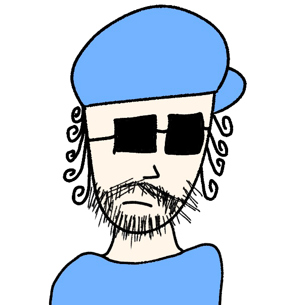 A doodle of Boots, the Dwarf, by Ryan DeGraw